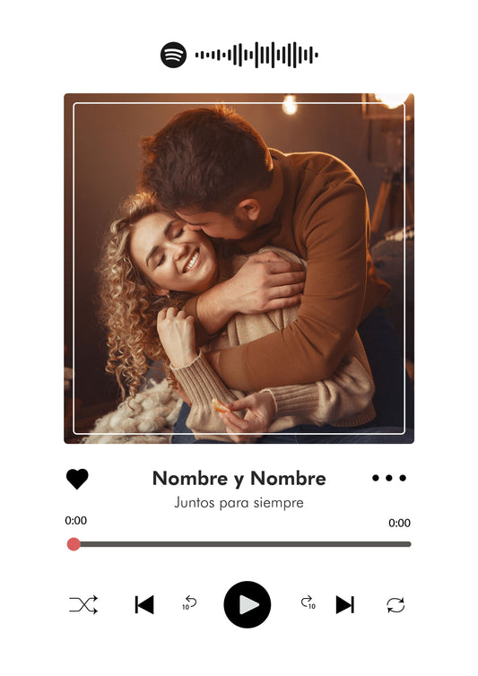 Cuadro Spotify – Juntos para Siempre